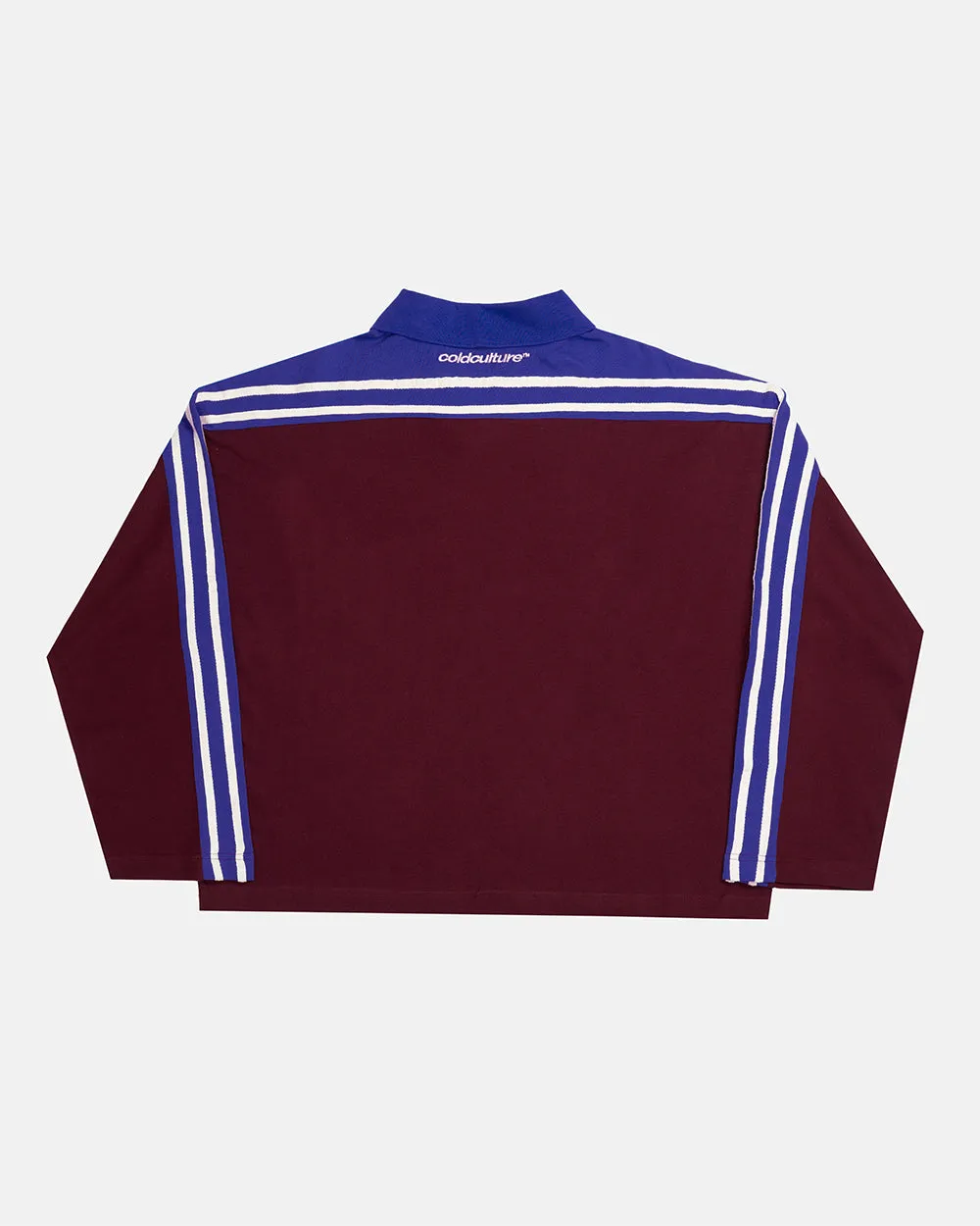 CLASSIC RAW POLO LONGSLEEVE BURGUNDY sold by Cold Culture product image thumbnail 4