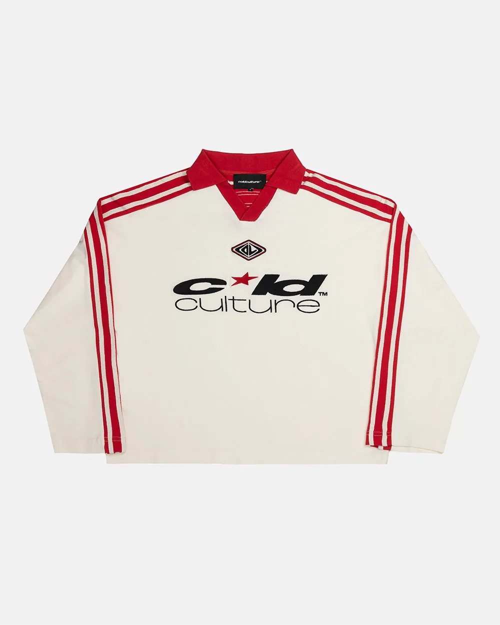 CLASSIC RAW POLO LONGSLEEVE CREAM sold by Cold Culture