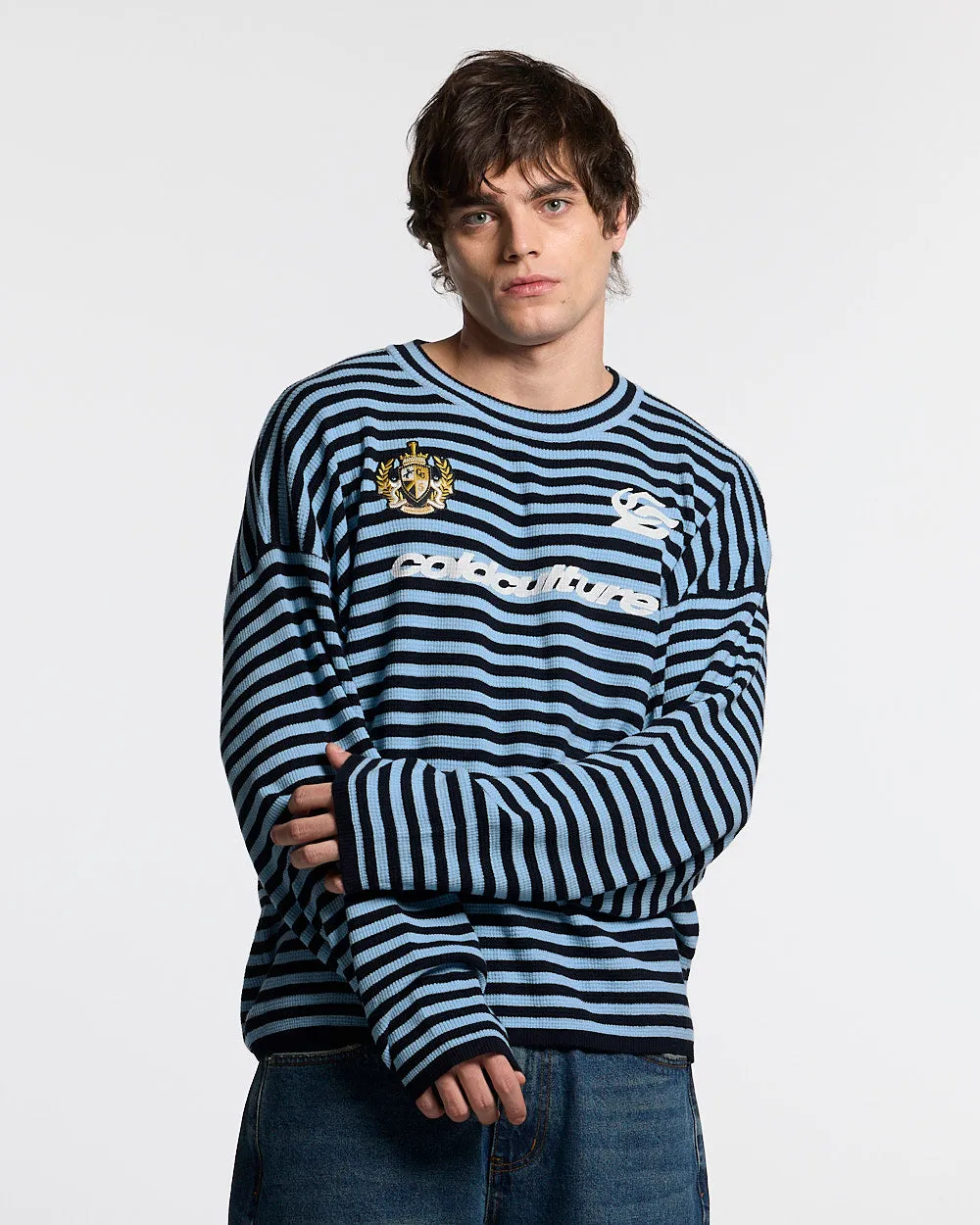 PHARREL LONGSLEEVE DARK & LIGHT BLUE sold by Cold Culture product image thumbnail 2