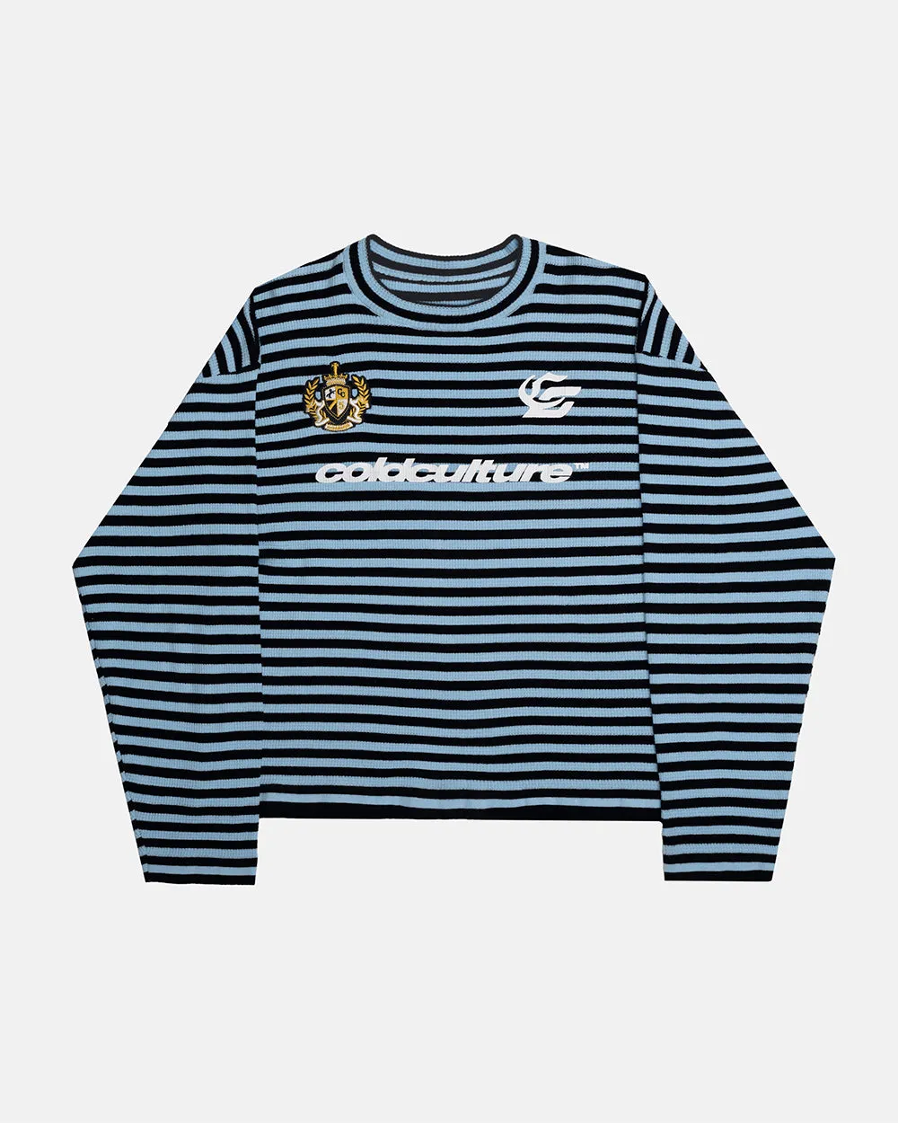 PHARREL LONGSLEEVE DARK & LIGHT BLUE sold by Cold Culture