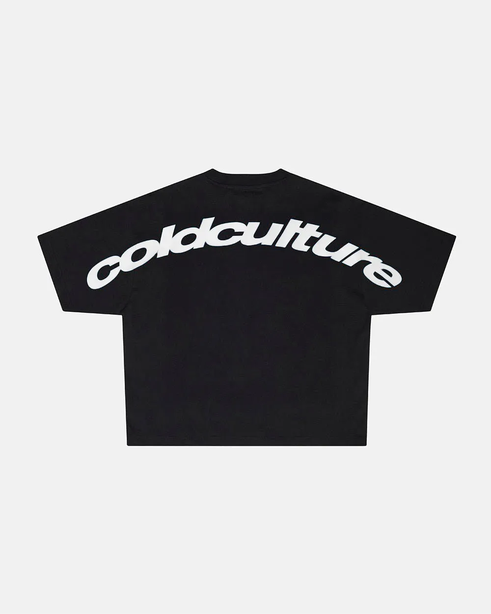 CURVED TEE BLACK & WHITE sold by Cold Culture