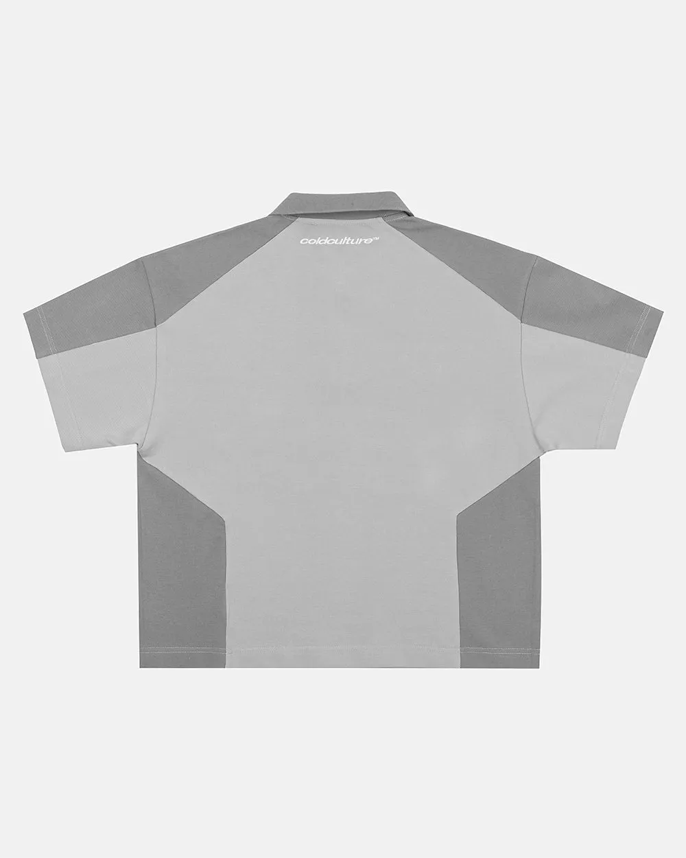 BIKER POLO LIGHT GREY sold by Cold Culture product image thumbnail 4