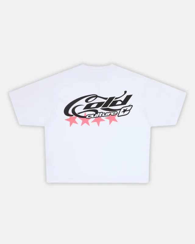 CURLY COLD TEE WHITE sold by Cold Culture