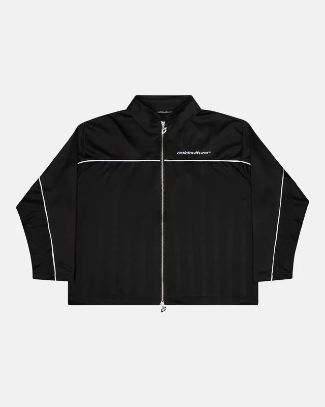 DRAW THE LINE LONGSLEEVE SHIRT BLACK made by Cold Culture