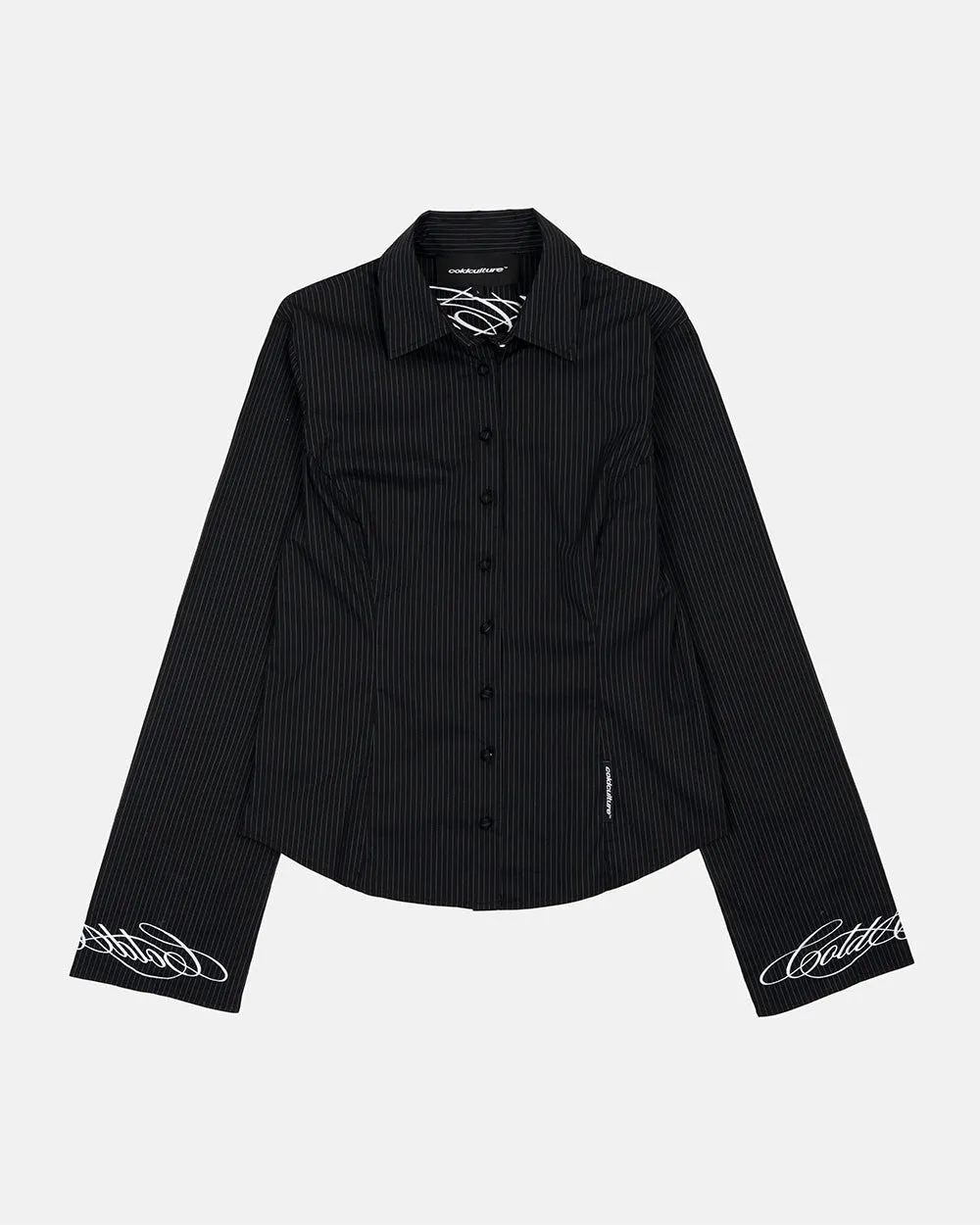 SCRIPT WORLDWIDE SHIRT DARK GREY sold by Cold Culture product image thumbnail 3