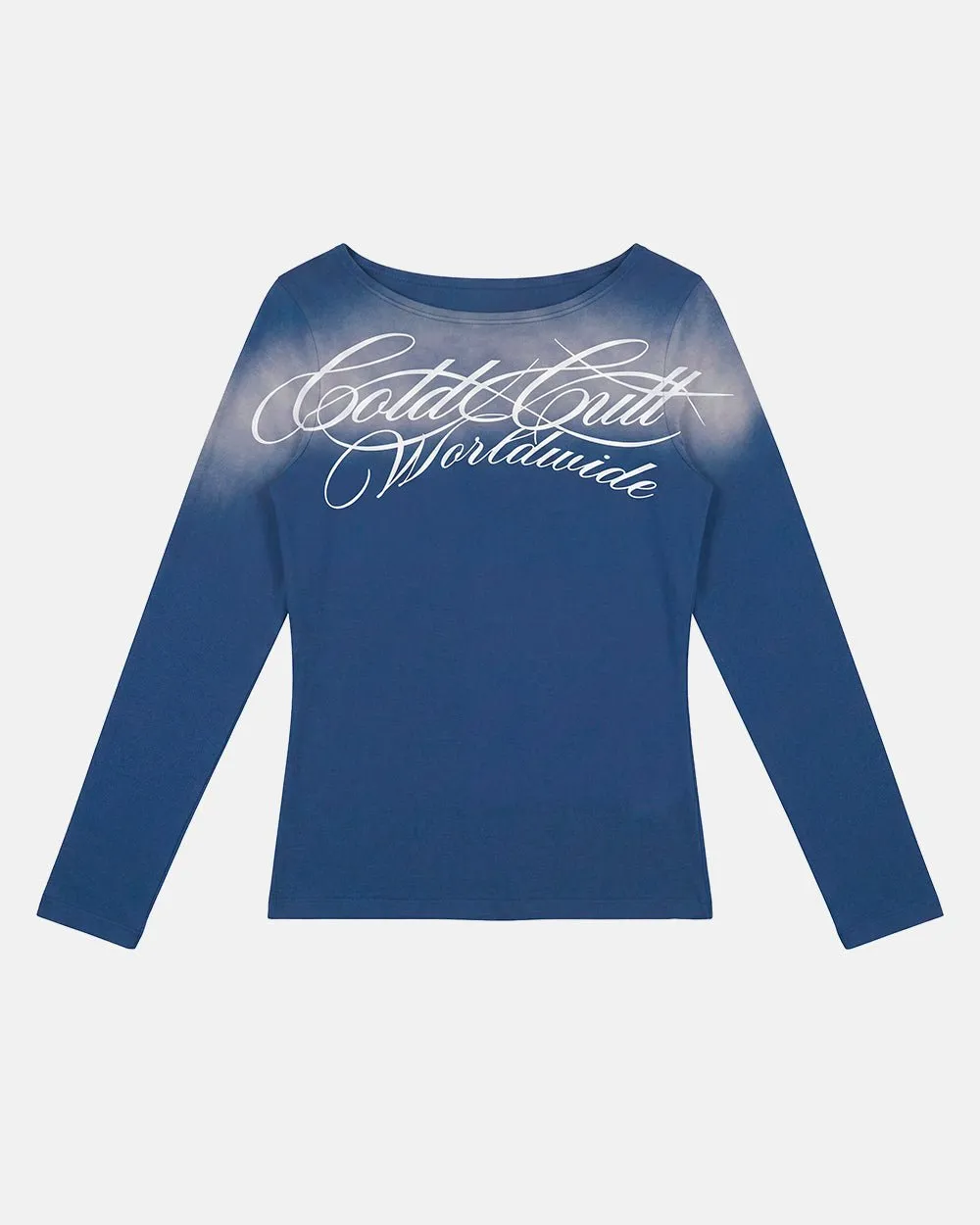 ROUGH LONGSLEEVE TEE BLUE sold by Cold Culture product image thumbnail 2