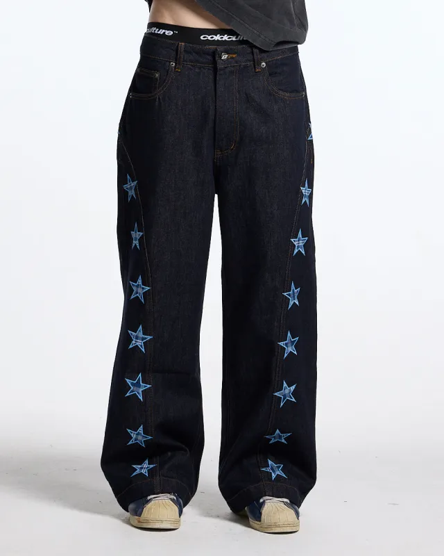 STARSHIP V3 PANTS RAW DENIM made by Cold Culture