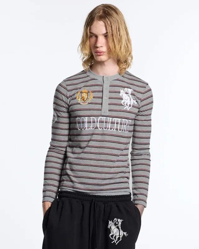 RIDING CLUB LONGSLEEVE GREY made by Cold Culture