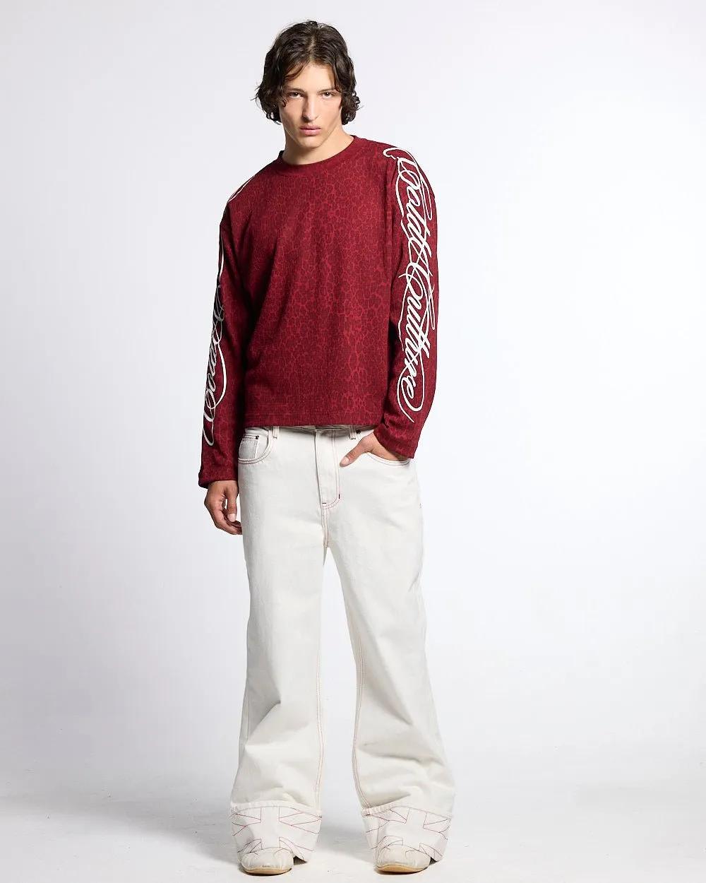 TOP BOY PANTS WHITE sold by Cold Culture product image thumbnail 5