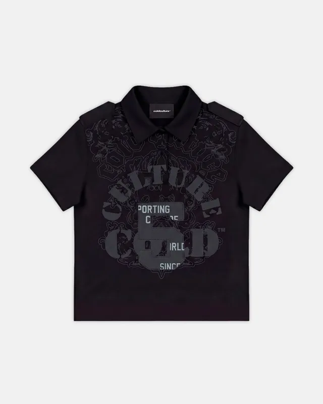 LOOPING POLO BLACK made by Cold Culture
