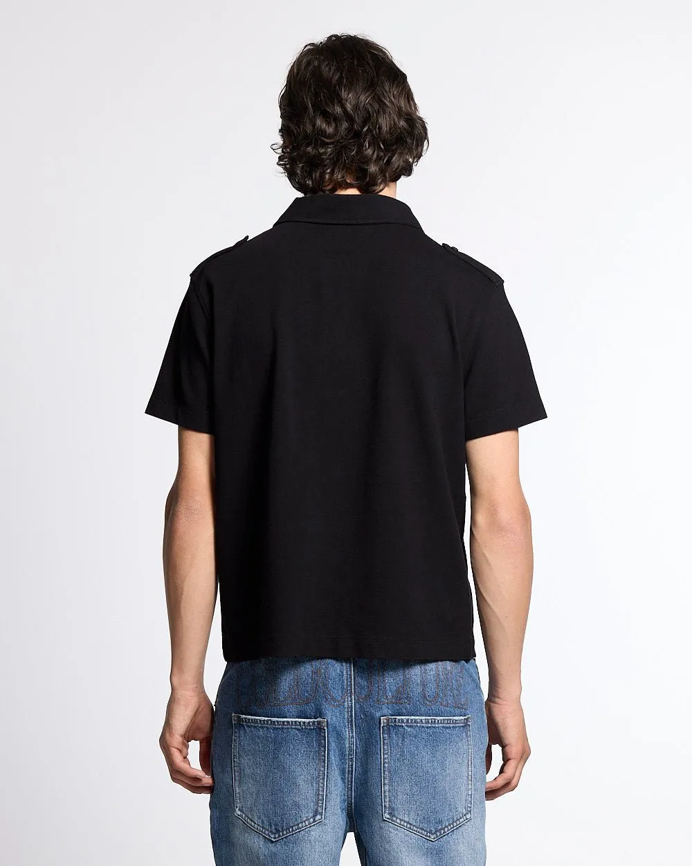 LOOPING POLO BLACK sold by Cold Culture product image thumbnail 4