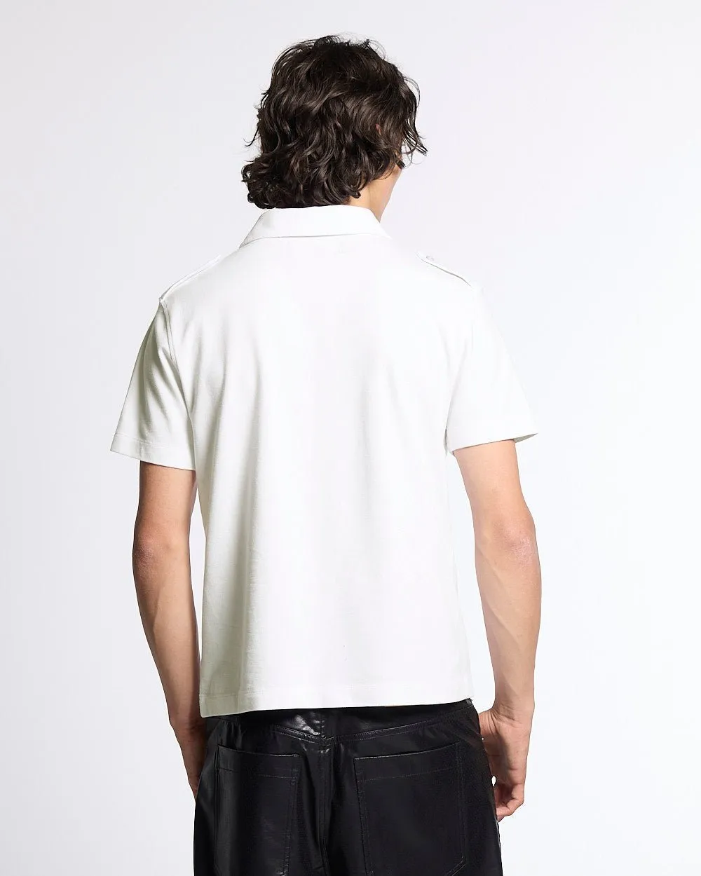 LOOPING POLO WHITE sold by Cold Culture product image thumbnail 3