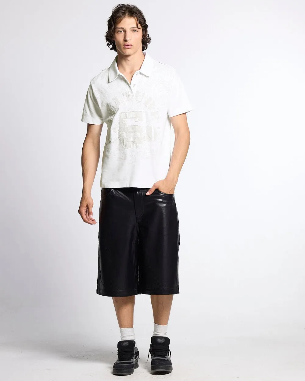 LOOPING POLO WHITE sold by Cold Culture product image thumbnail 5