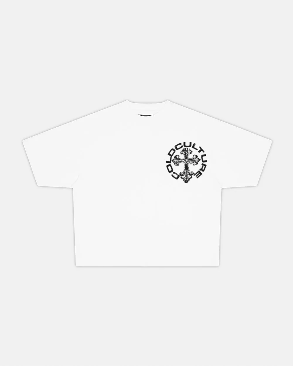 DISCHARGE TEE WHITE sold by Cold Culture product image thumbnail 3