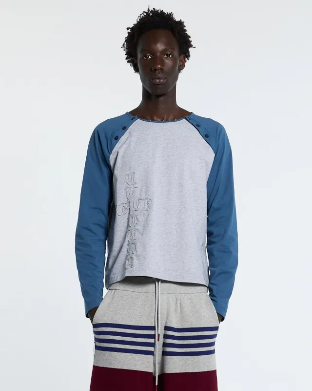 SALTY LONGSLEEVE HEATHER GREY made by Cold Culture