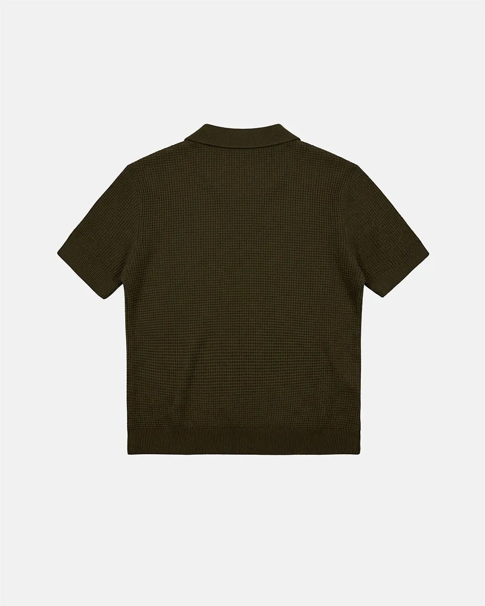 SPARROW KNIT POLO GREEN sold by Cold Culture product image thumbnail 4