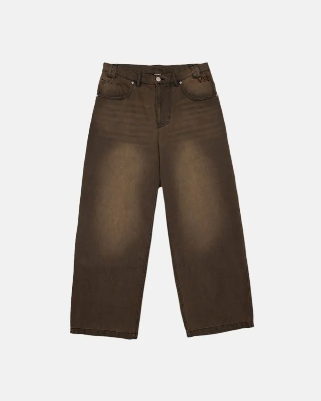 V2 PANTS FADED BROWN DENIM sold by Cold Culture