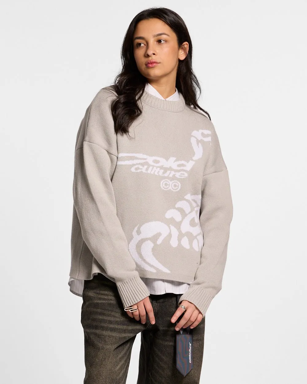 POISON KNIT COOL GREY sold by Cold Culture product image thumbnail 5