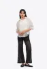Textured Long Sleeve Sheer Shirt sold by colorbox
