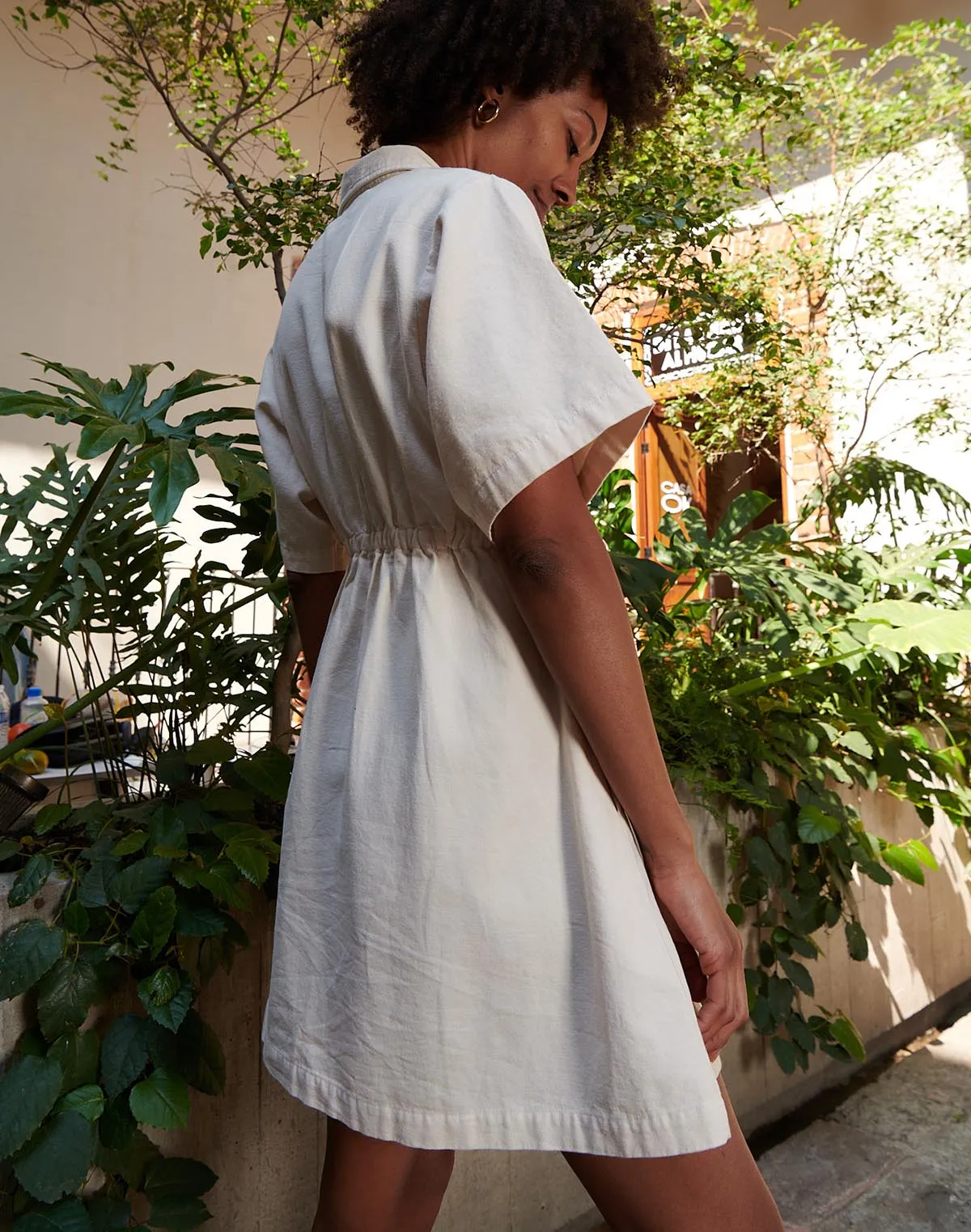 Noble Adult Utility Dress in Oat Milk sold by Noble product image thumbnail 3