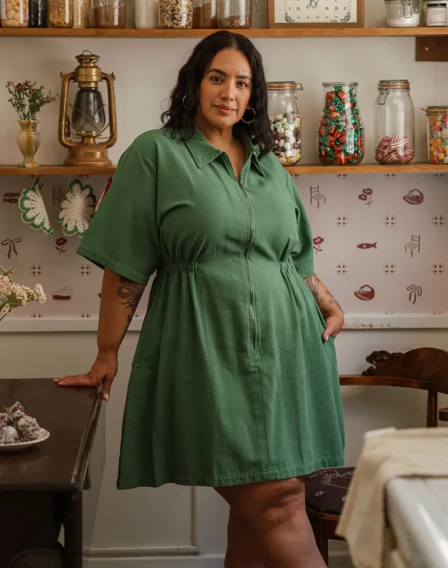 Noble Adult Utility Dress in Juniper sold by Noble