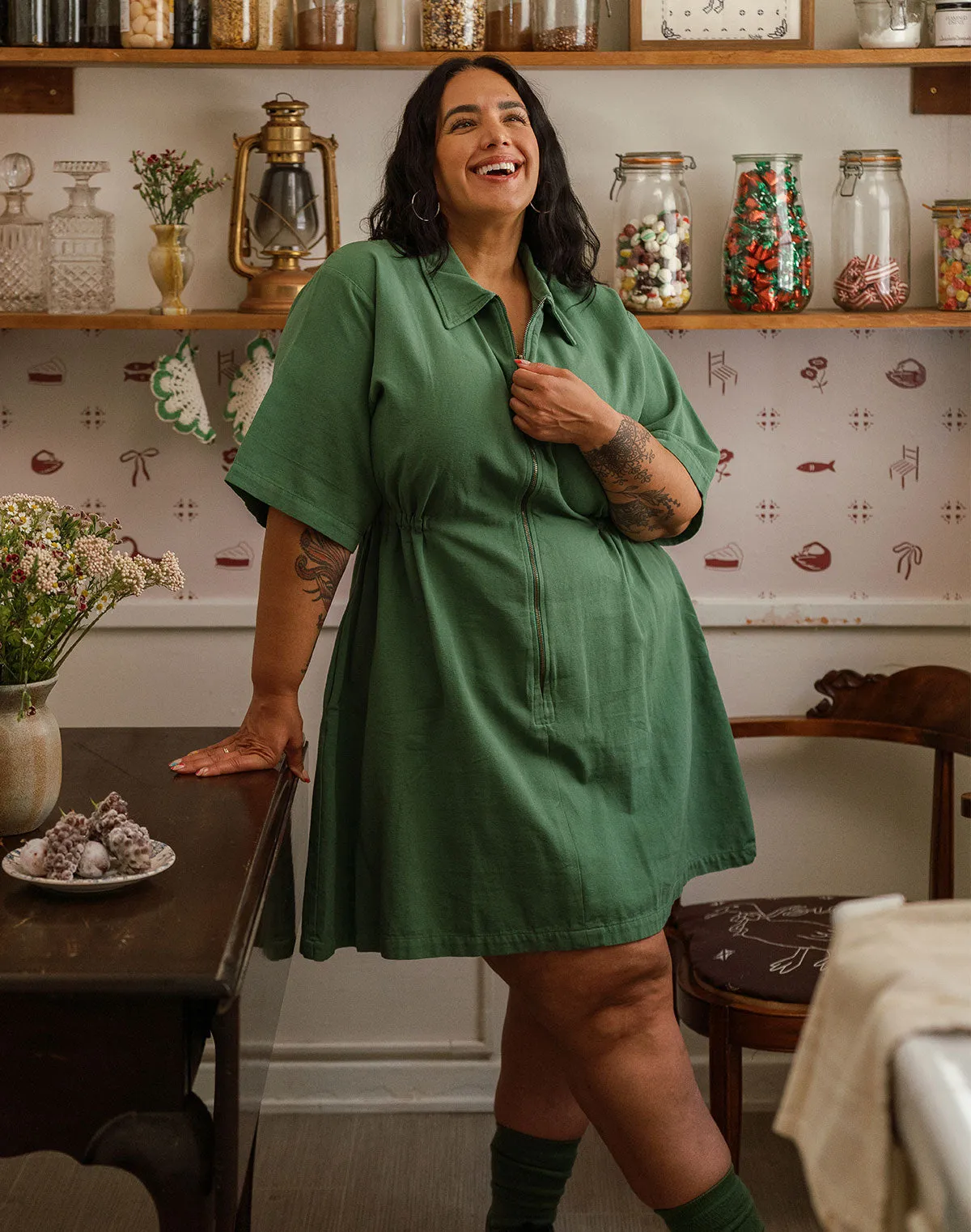 Noble Adult Utility Dress in Juniper sold by Noble product image thumbnail 4