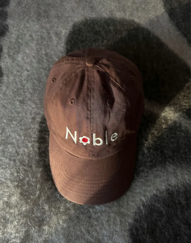 Noble Dad Hat in Chocolate made by Noble