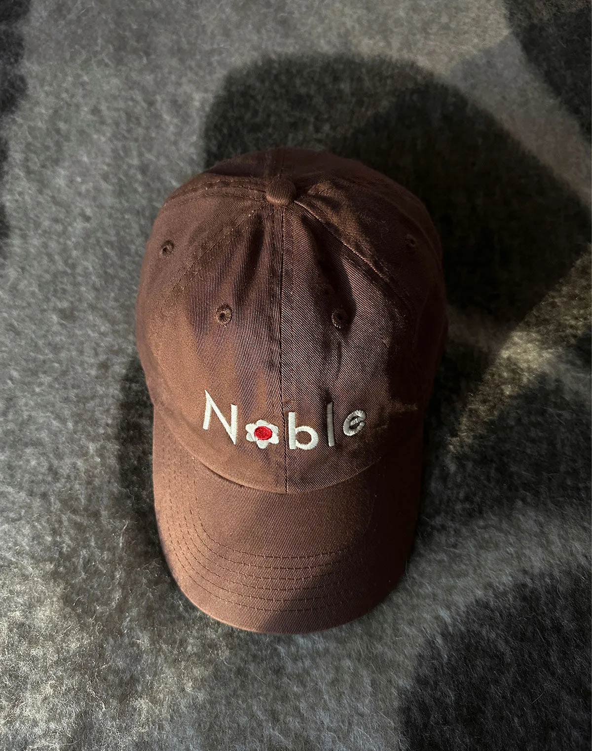 Noble Dad Hat in Chocolate sold by Noble