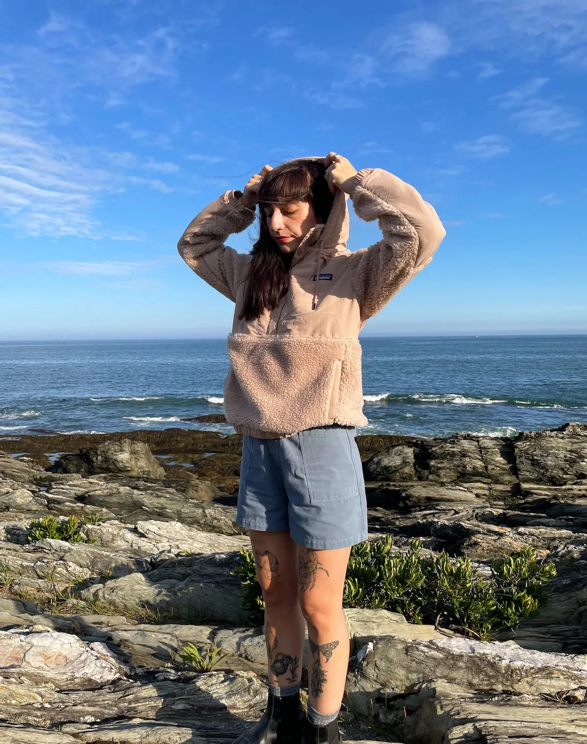 Patagonia Women's Shelled Retro-X® Fleece Pullover in Shroom Taupe sold by Noble product image thumbnail 4