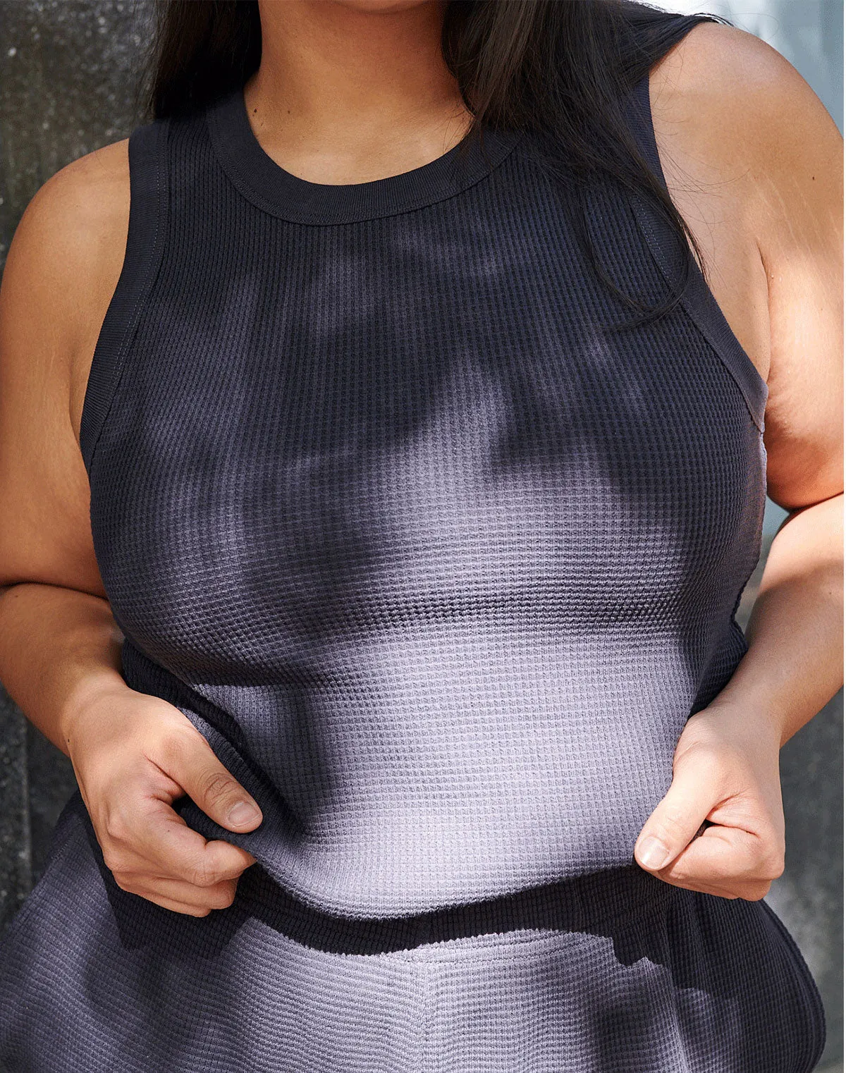 Noble Waffle Crop Tank sold by Noble product image thumbnail 2