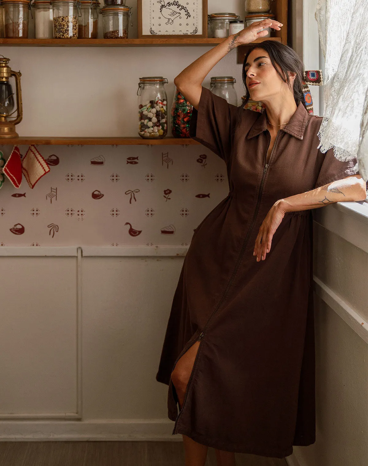 Noble Long Utility Dress sold by Noble