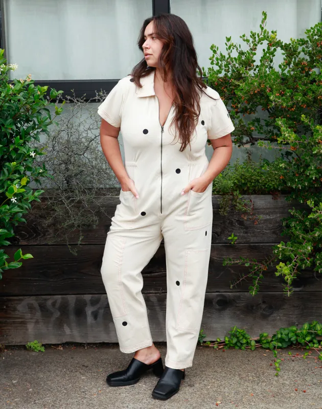 Made to Order: Polka Dot Utility Suit sold by Noble