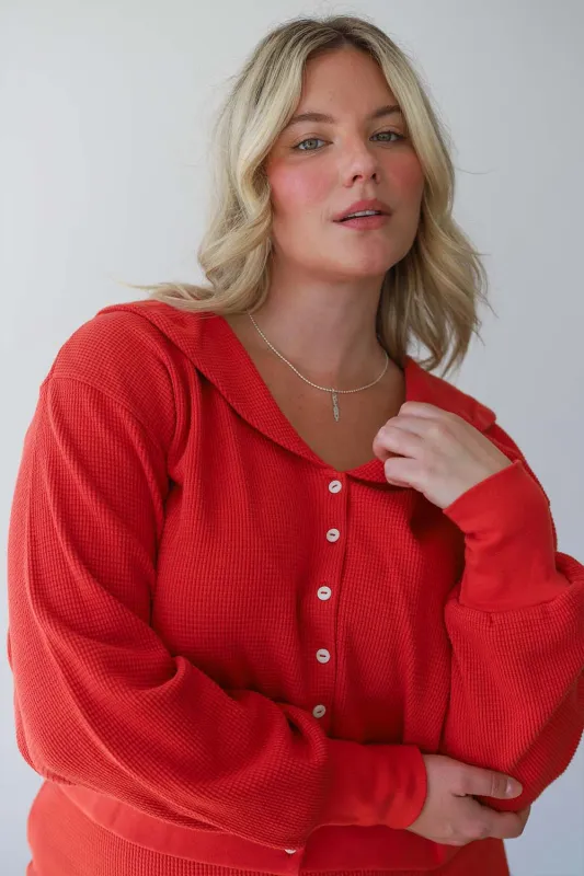 Waffle Sailor Cardigan sold by Noble