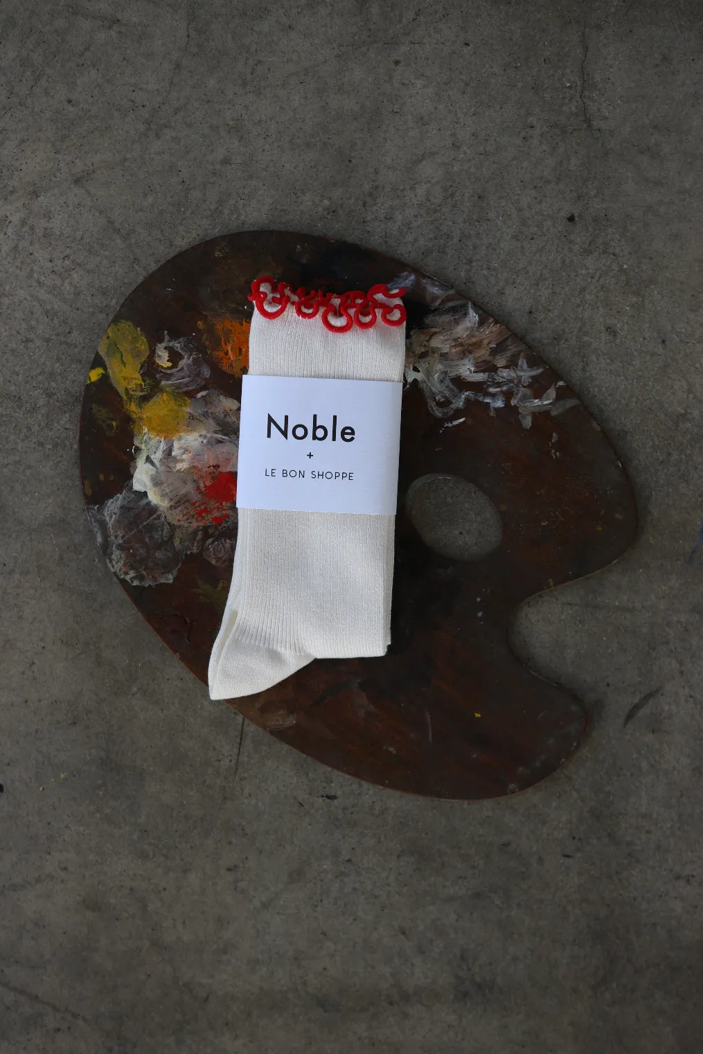 Ruffle Modal Sock sold by Noble