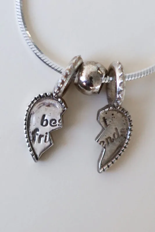 Noble x K&J Best Friends Heart Charm sold by Noble