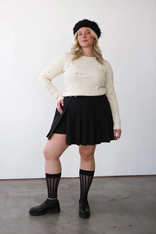 Pleated Skort sold by Noble