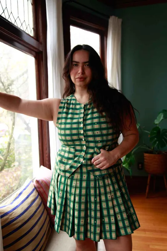 Pleated Skort sold by Noble