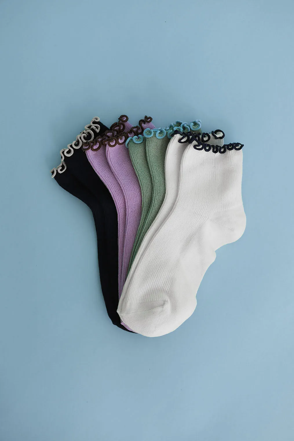 Petite Ruffle Modal Sock sold by Noble product image thumbnail 5
