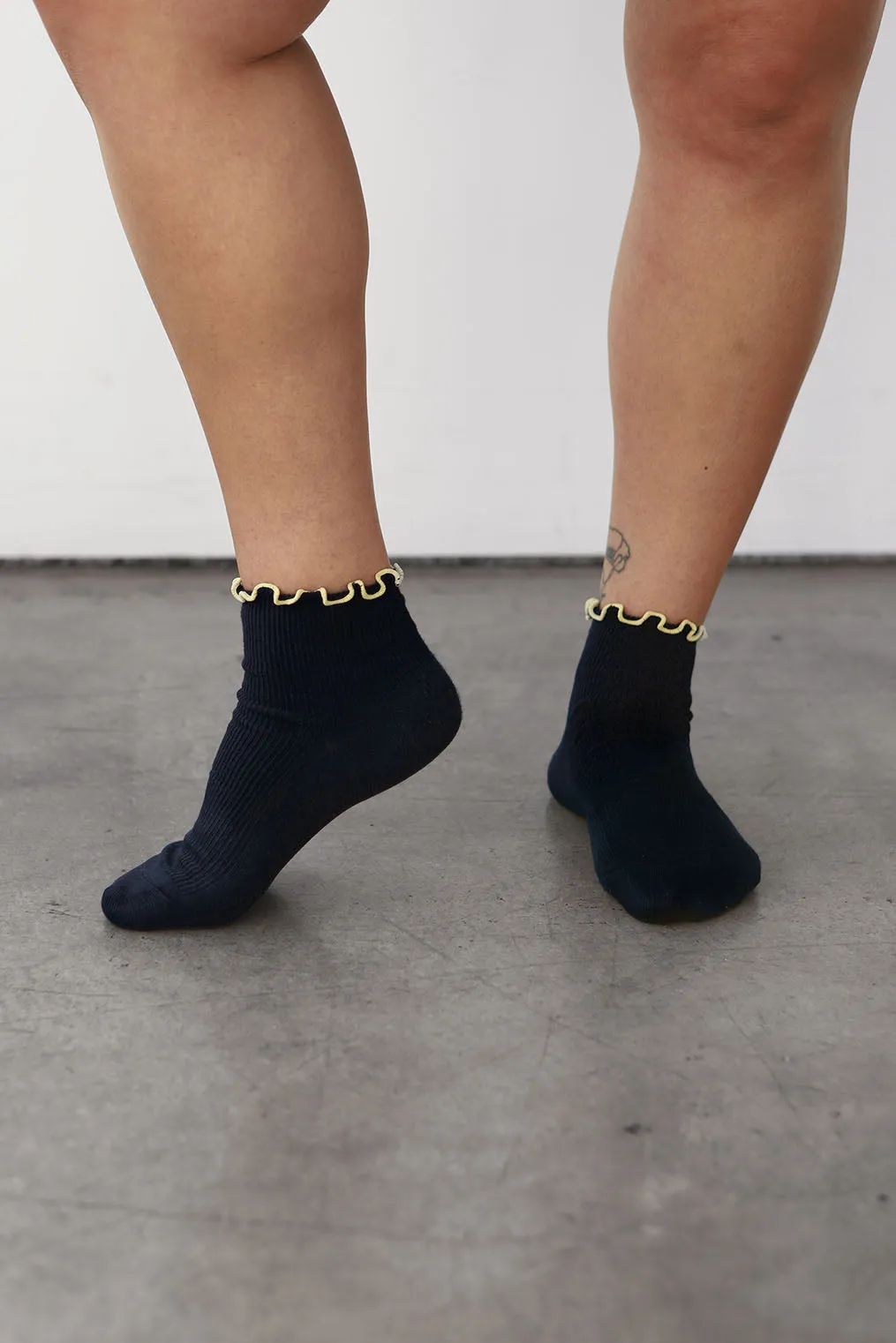 Petite Ruffle Modal Sock sold by Noble product image thumbnail 3