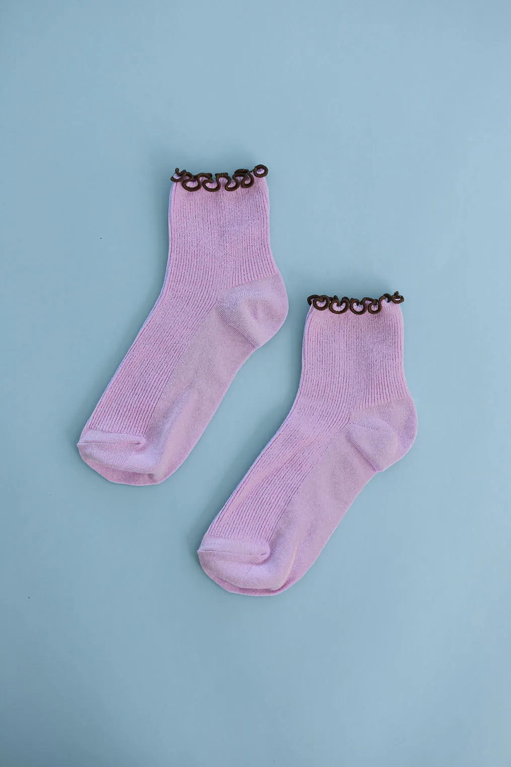 Petite Ruffle Modal Sock sold by Noble