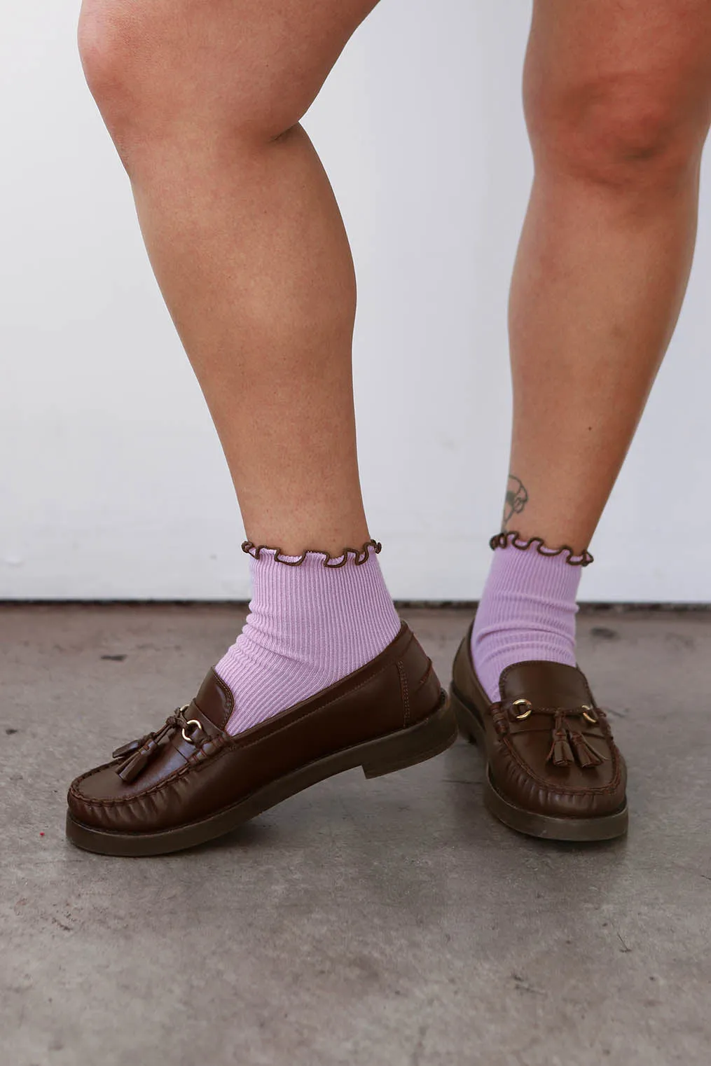 Petite Ruffle Modal Sock sold by Noble product image thumbnail 5