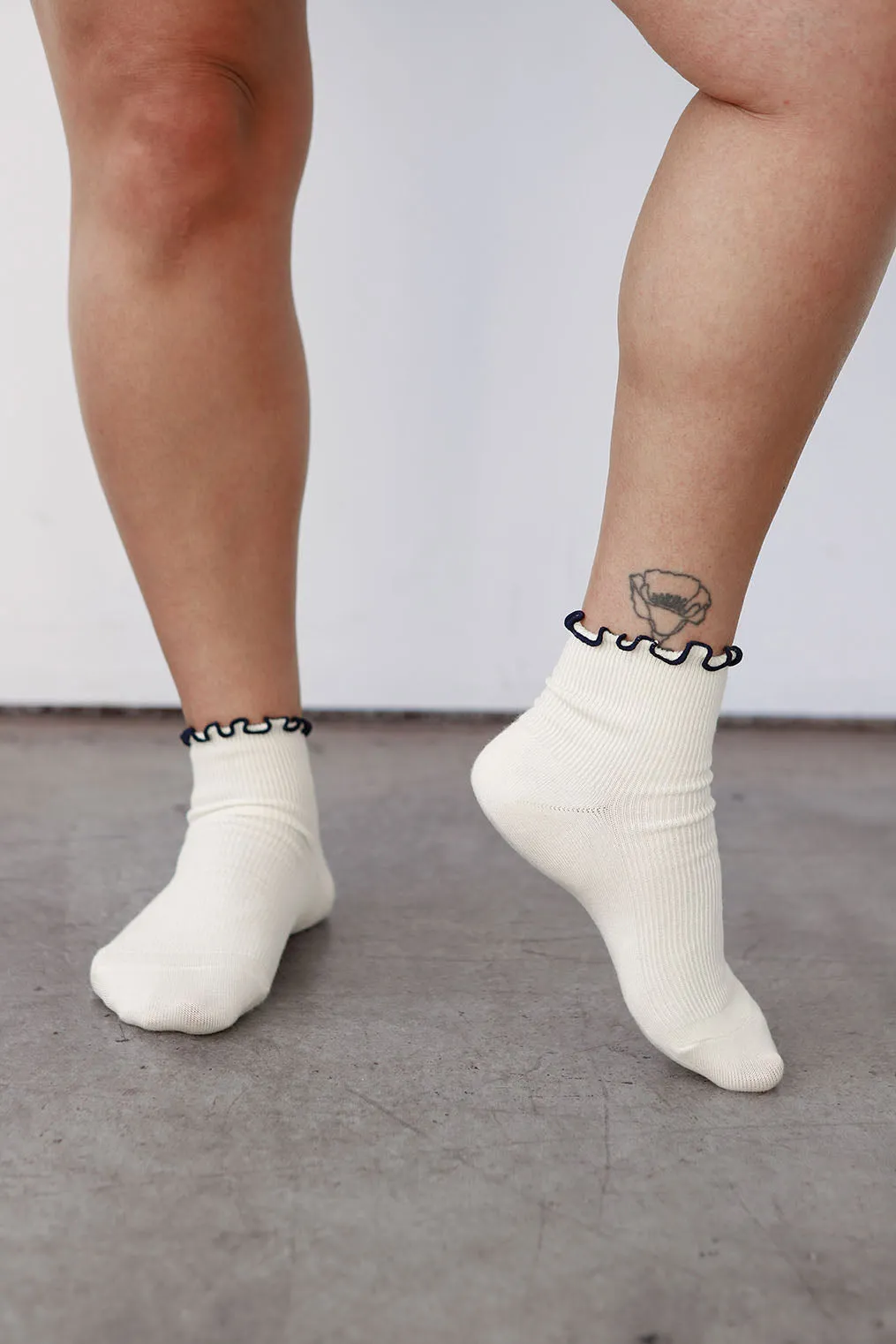 Petite Ruffle Modal Sock sold by Noble product image thumbnail 3