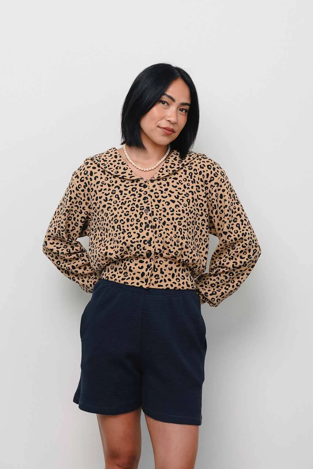 Waffle Sailor Cardigan sold by Noble product image thumbnail 4