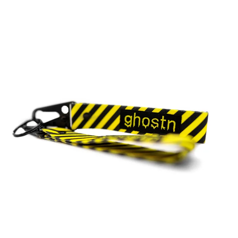Ghostn Hazard Keychain sold by Ghostn