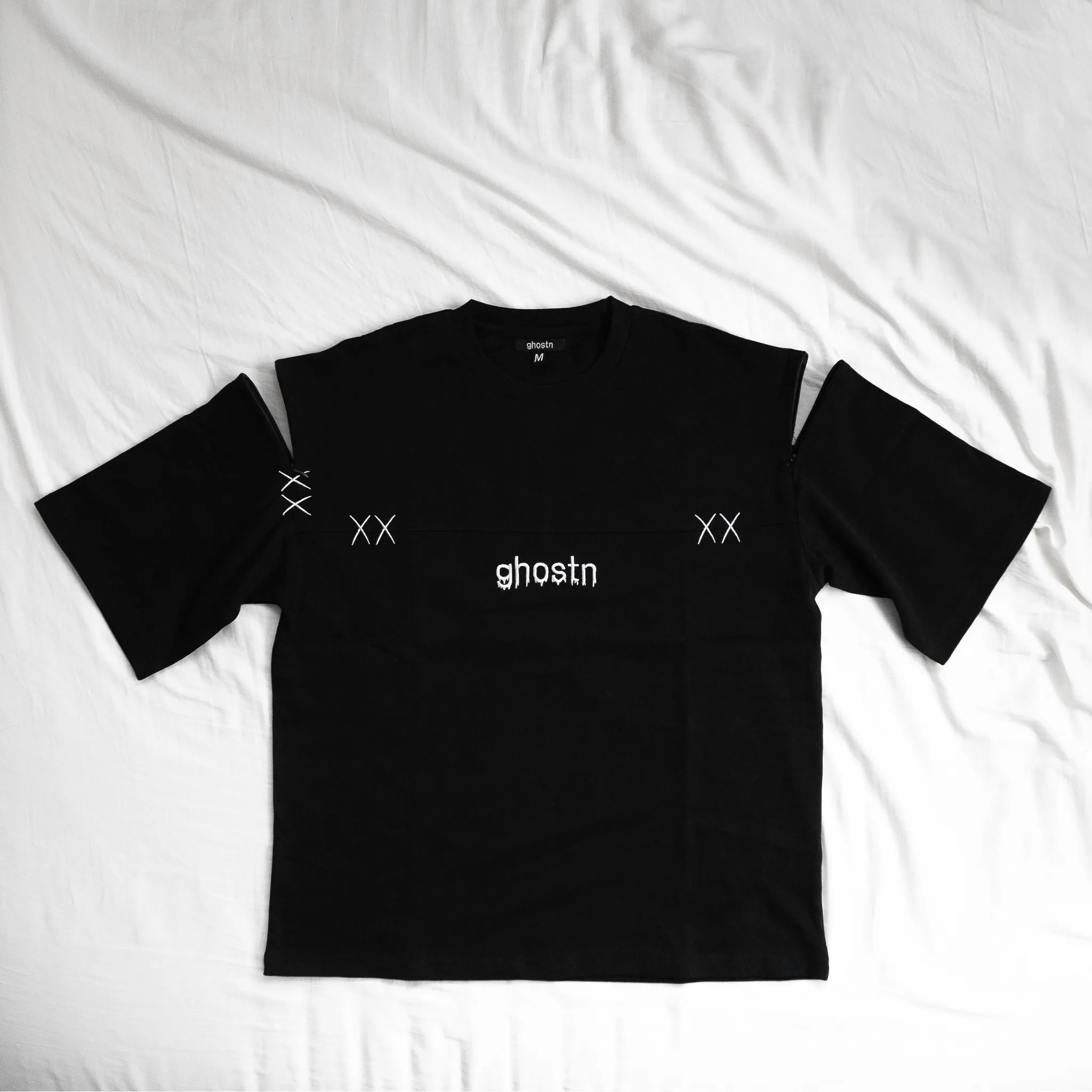 Ghostn Shoulder Zip Shirt sold by Ghostn product image thumbnail 2