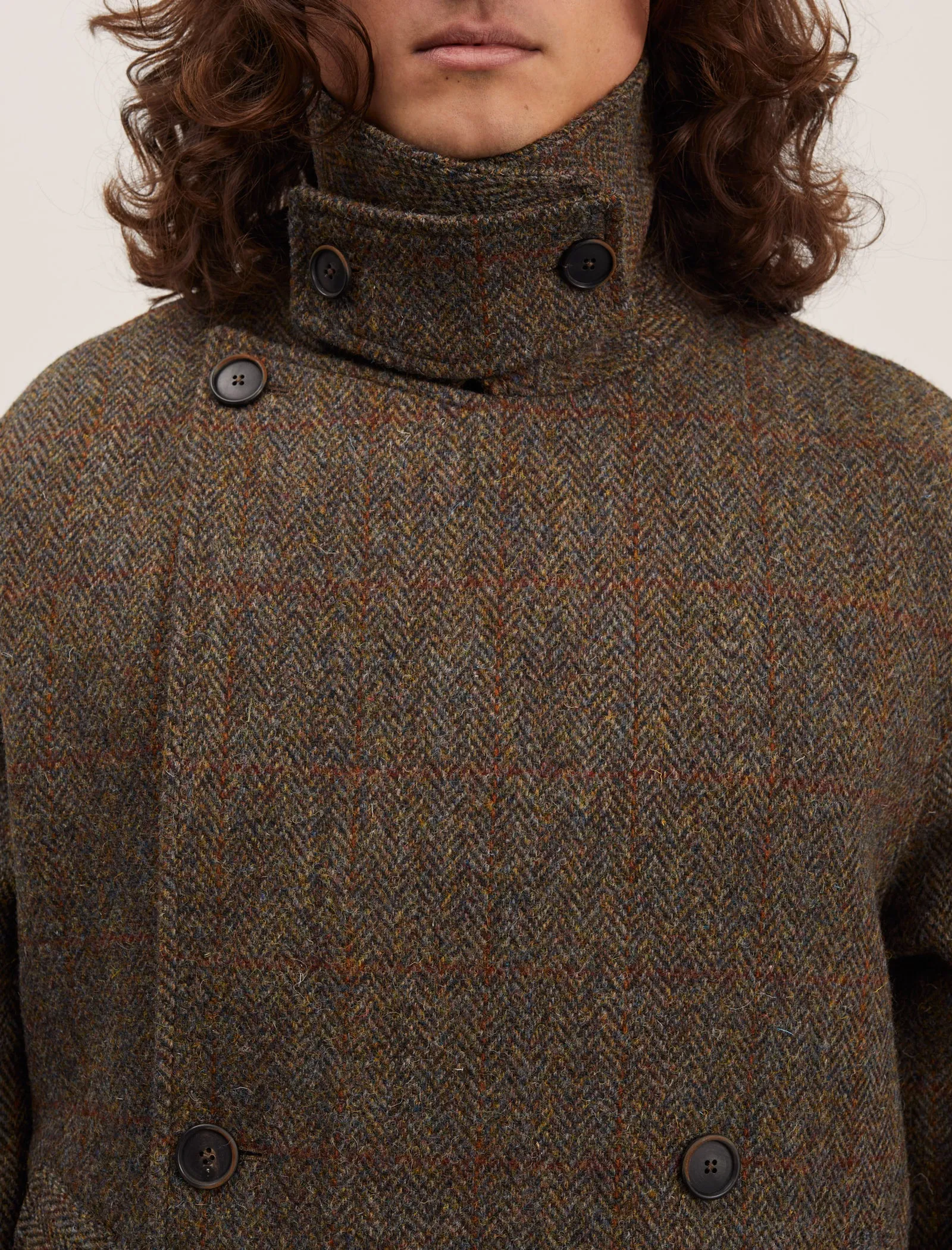 ANOTHER Coat 3.0, Green Herringbone sold by ANOTHER ASPECT product image thumbnail 3