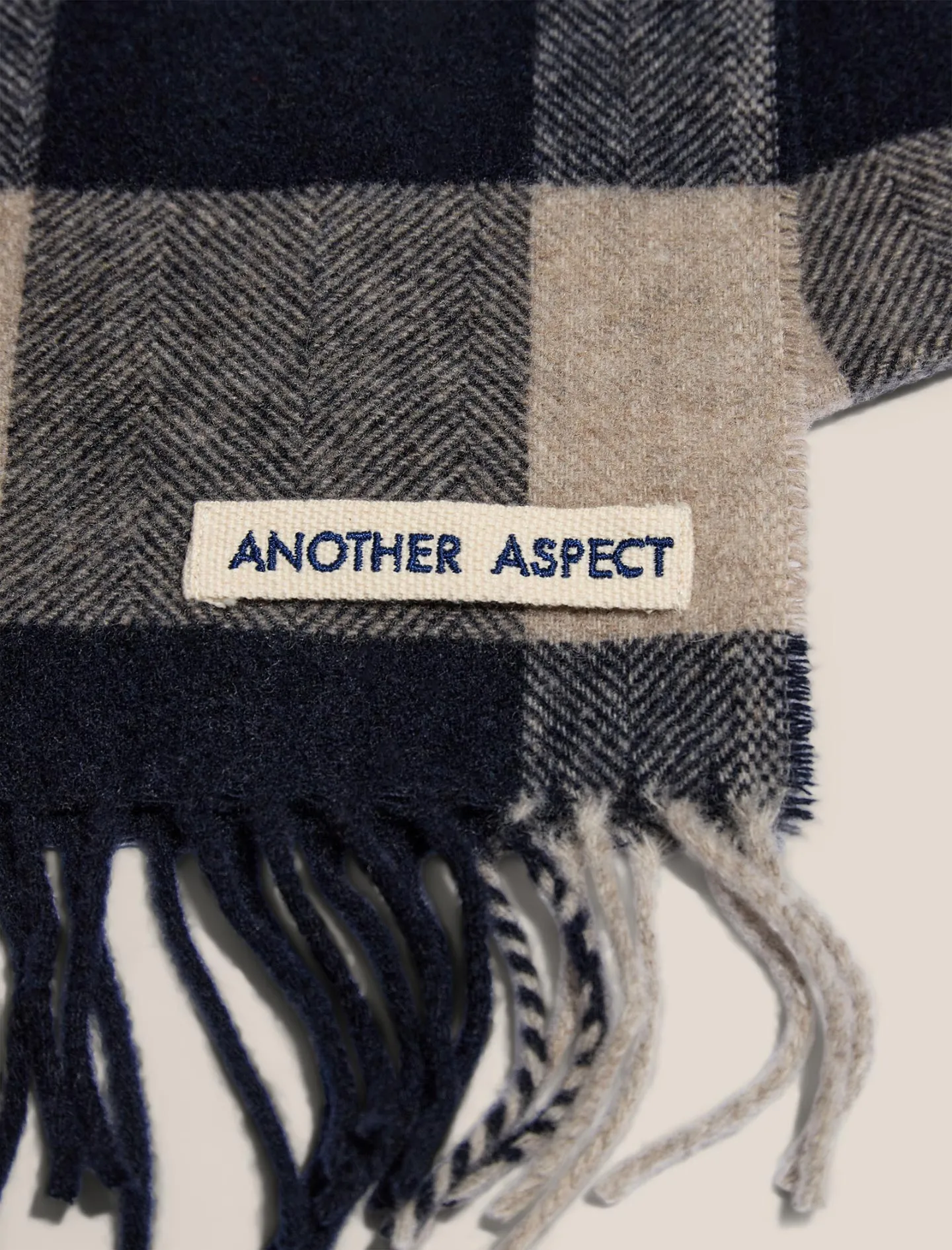 ANOTHER Scarf 1.0, Navy Check sold by ANOTHER ASPECT product image thumbnail 2