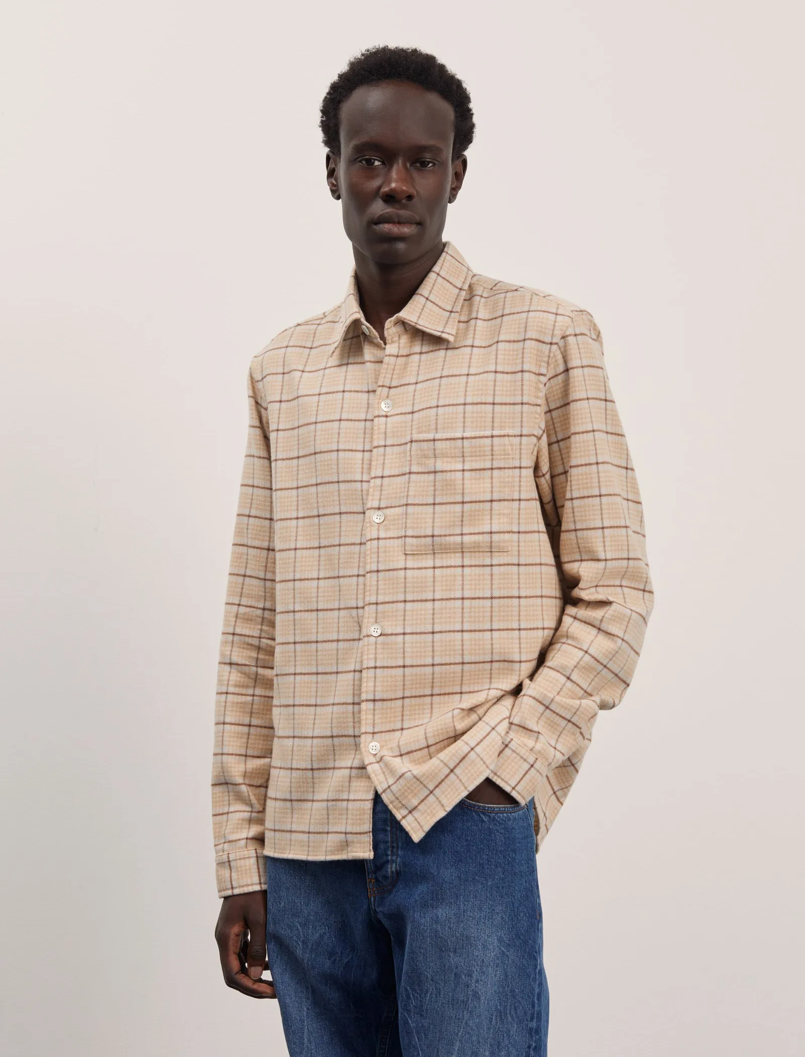 ANOTHER Shirt 4.0, Brown/Yellow Stripe sold by ANOTHER ASPECT product image thumbnail 2