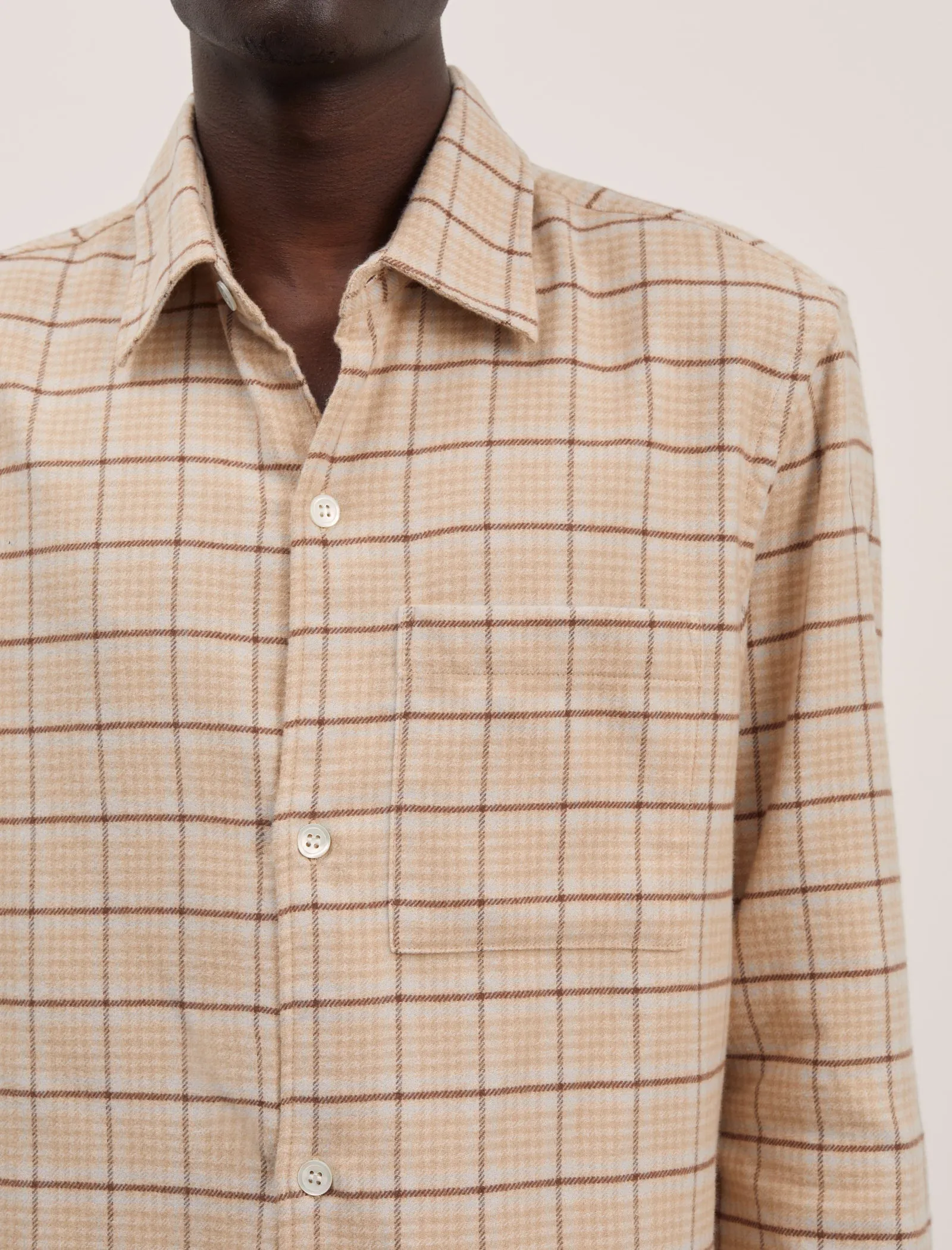 ANOTHER Shirt 4.0, Brown/Yellow Stripe sold by ANOTHER ASPECT product image thumbnail 4
