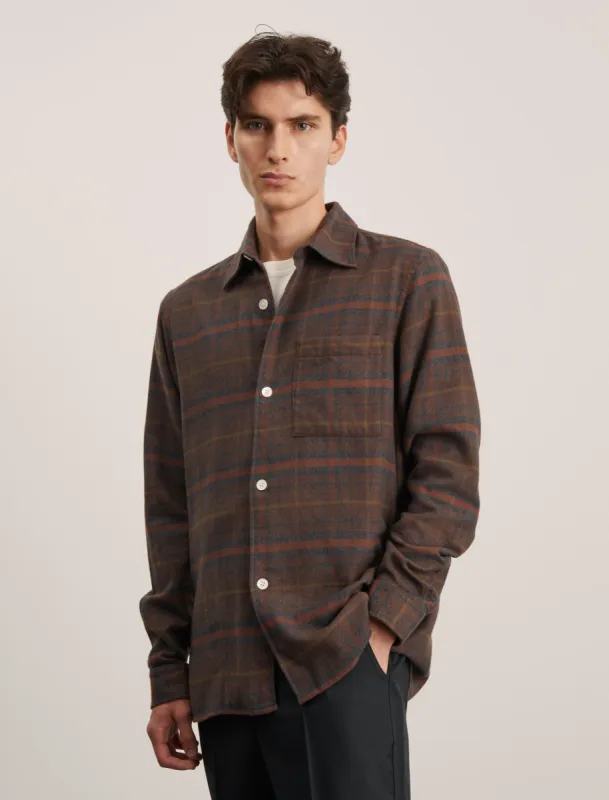ANOTHER Shirt 4.0, Brown Check made by ANOTHER ASPECT